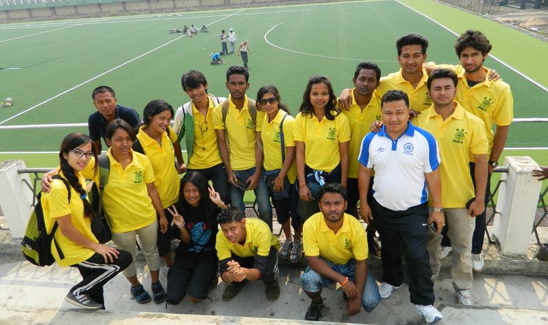 At snap of Khuman Lampak Main Stadium, Manipur 