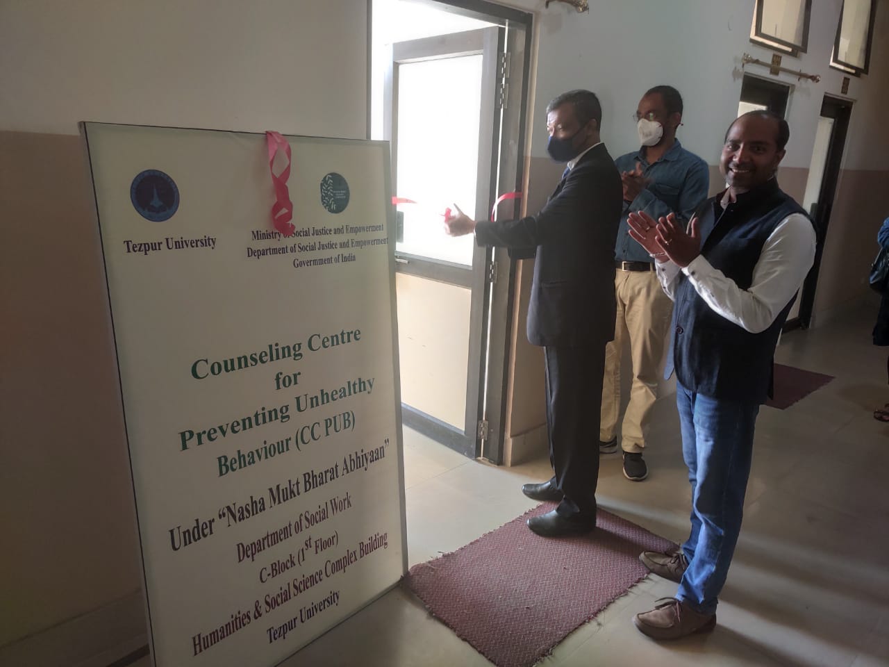 “Counseling Centre for Preventing Unhealthy Behaviour” (“CC-PUB”)] has been  set up at Department of Social Work.