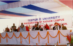 Foundation of
		Tezpur University