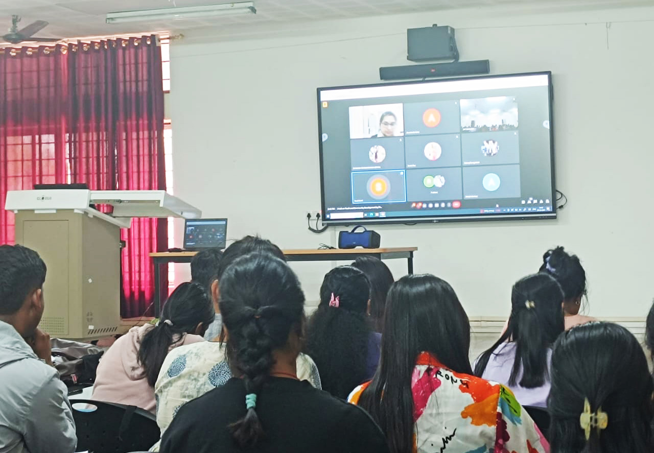 An online talk on “Youth and Community Development” by Prof. Swati Sethi