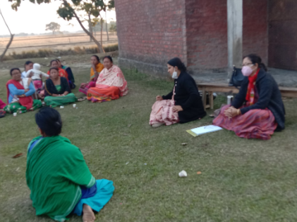 A discussion on empowerment of Women, 9th February 2022, Borbil, Sonitpur