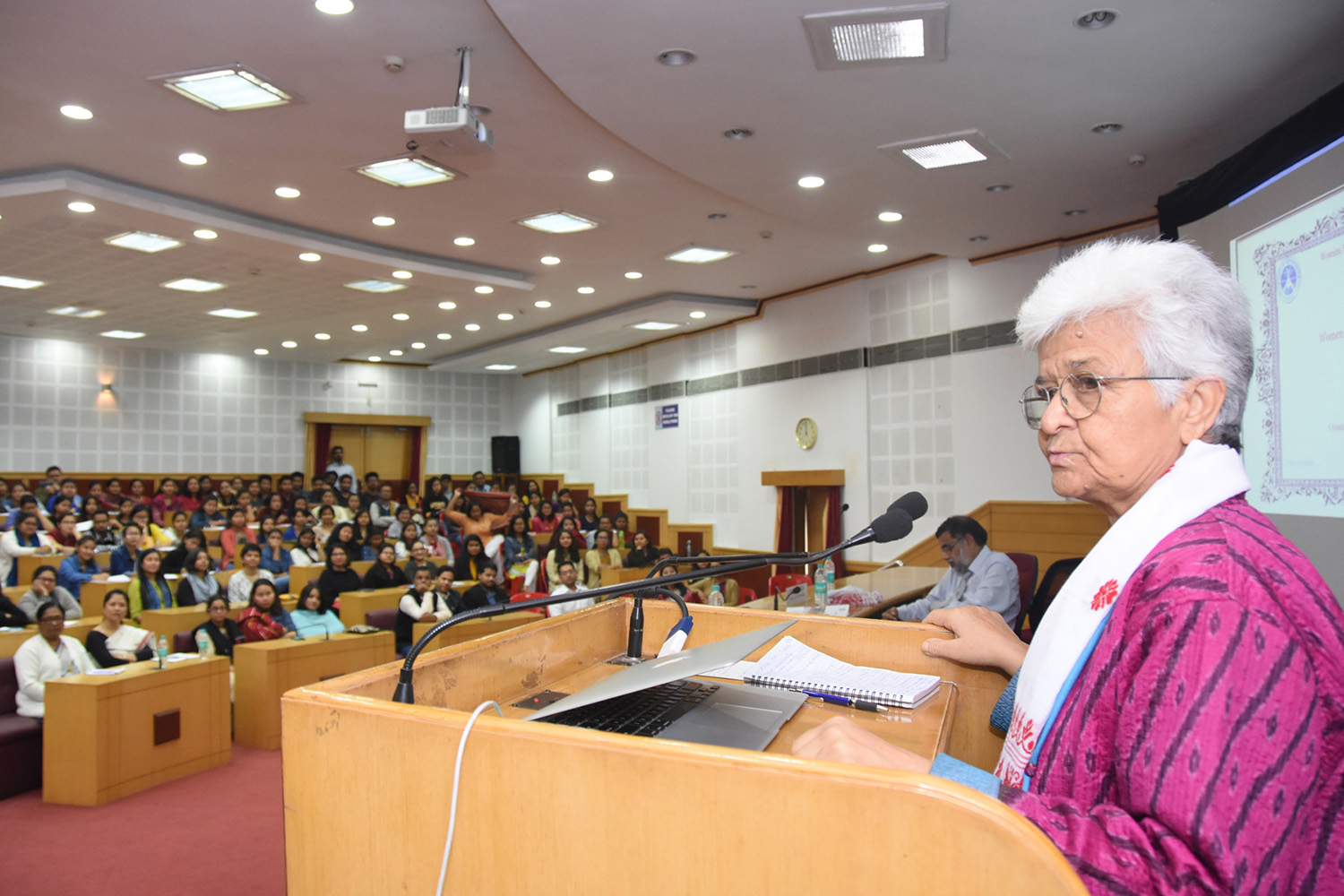 A talk by distinguished social activist, Kamla Bhasin, 22nd february, 2019